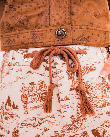The Fahren’s | Ranchlife Print Barrel Pants