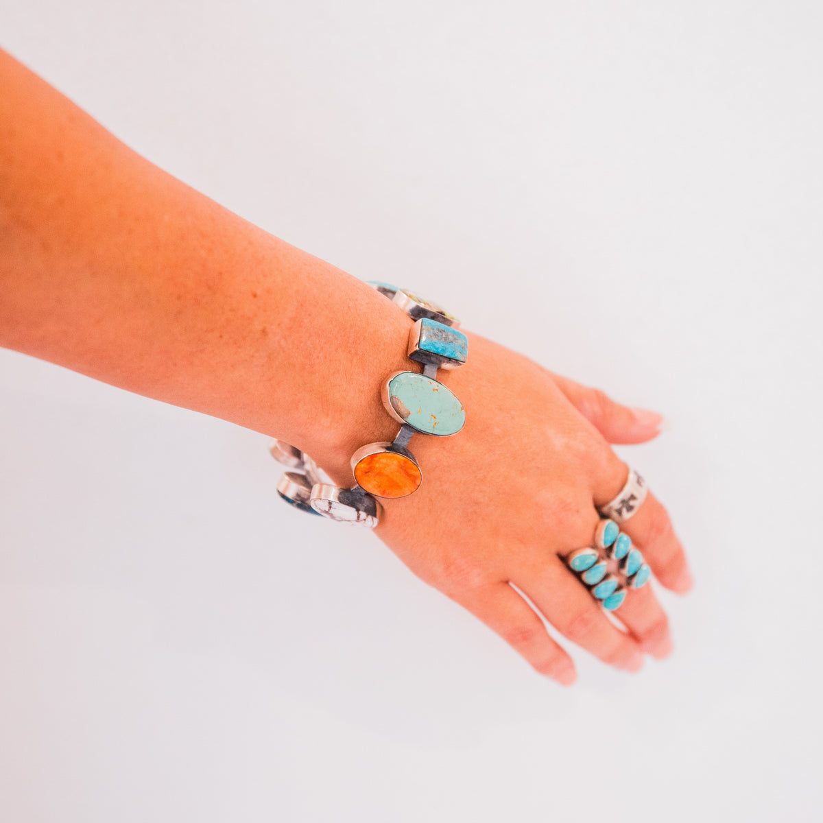 The Pacoma | Multi Stone Bangle by Chimney Butte