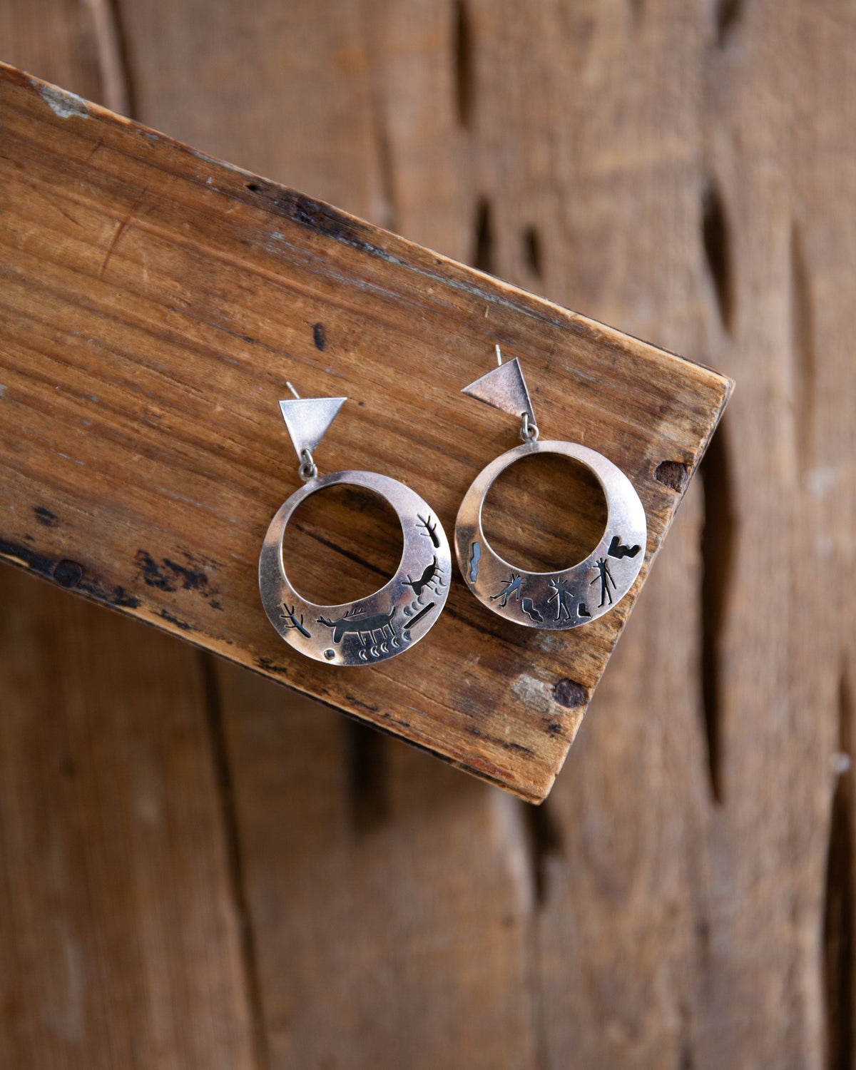 The Braxton's | Vintage Figural Native Made Hoops