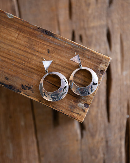 The Braxton's | Vintage Figural Native Made Hoops