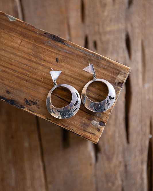 The Braxton's | Vintage Figural Native Made Hoops