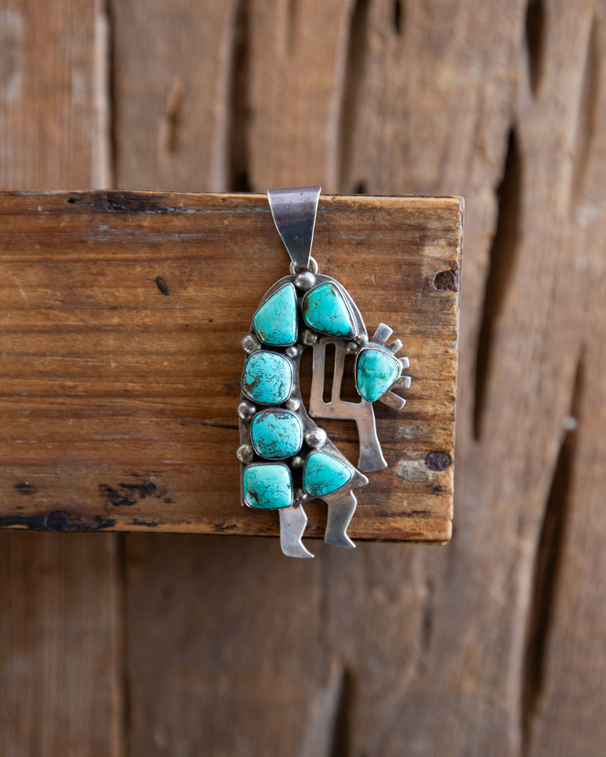 The Rivian | Vintage Turquoise Figural Pendant by Bea Tom