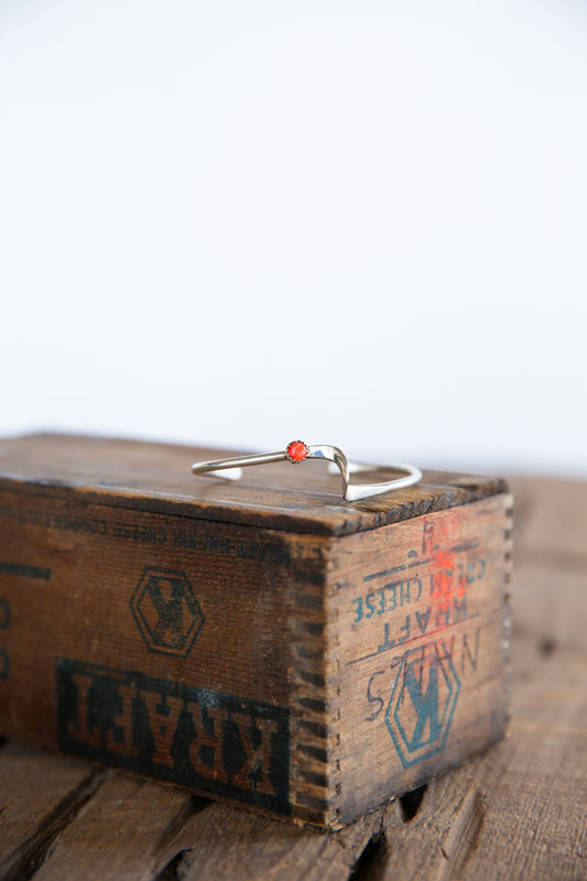 The Eliza | Vintage Red Spiny Cuff