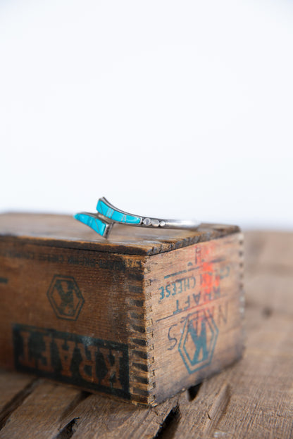 The Almera | Vintage Turquoise Inlay Cuff