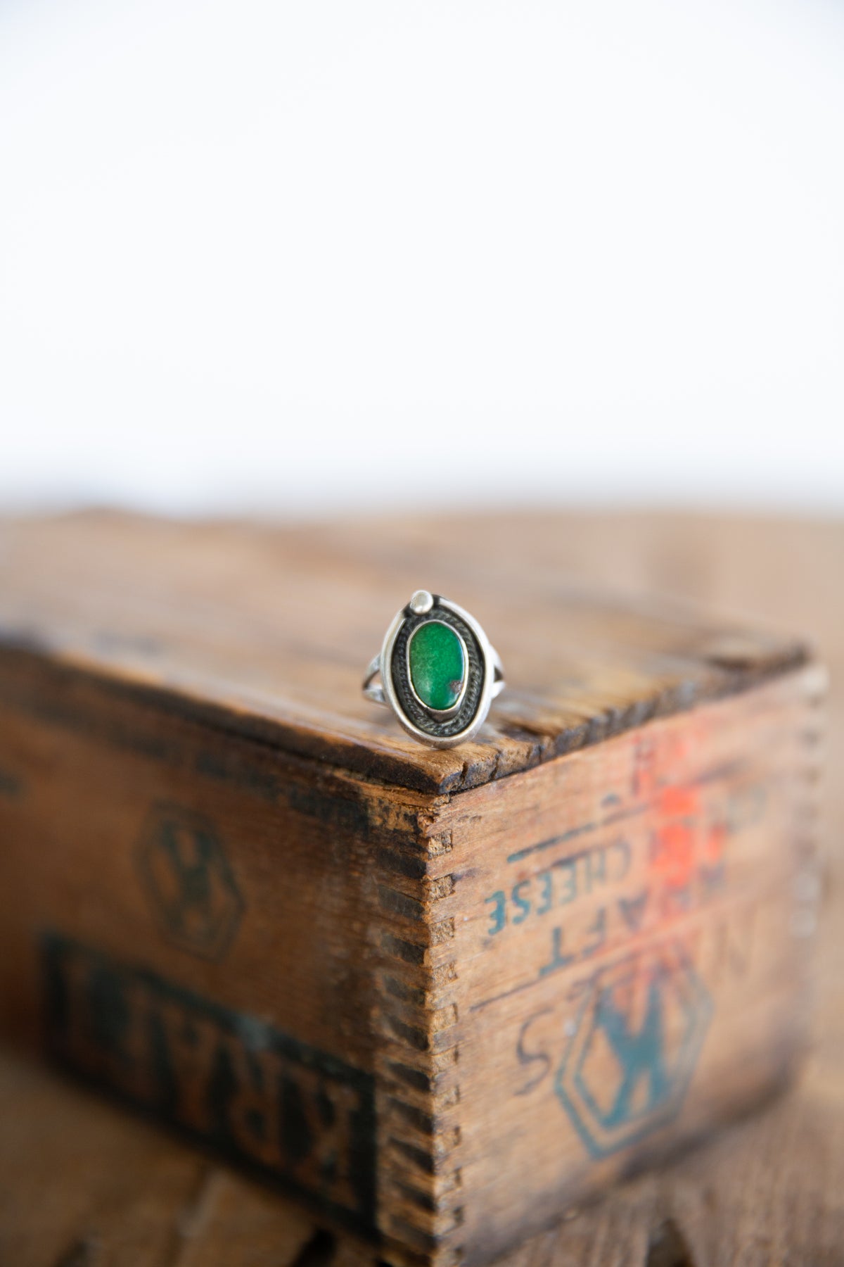 The Anela | Vintage Turquoise Ring - Size 6.25