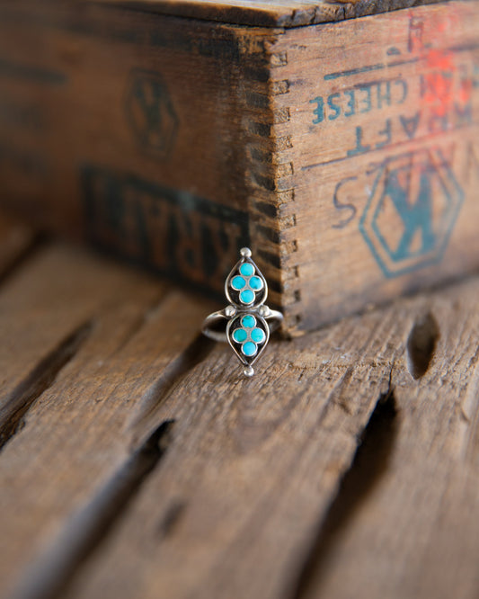 The Ralston | Vintage Turquoise Ring - Size 6.25