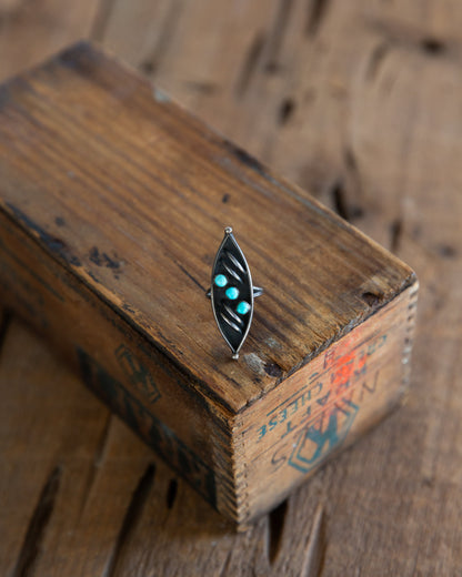 The Lakelyn | Vintage Turquoise Ring - Size 6.25