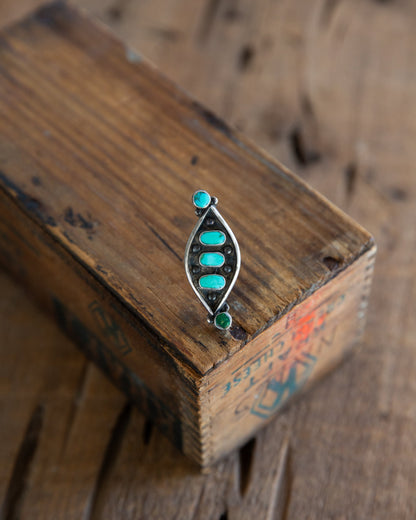 The Tatiana | Vintage Turquoise Ring - Size 7