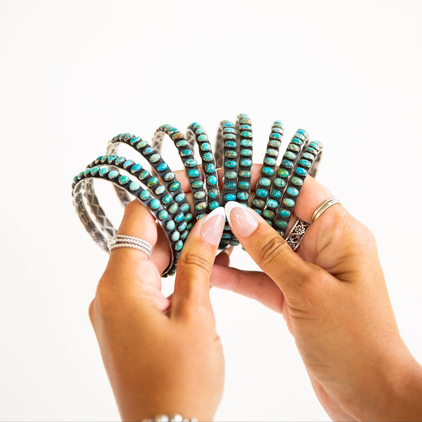 The Petra | Turquoise Bangles by Charles Johnson