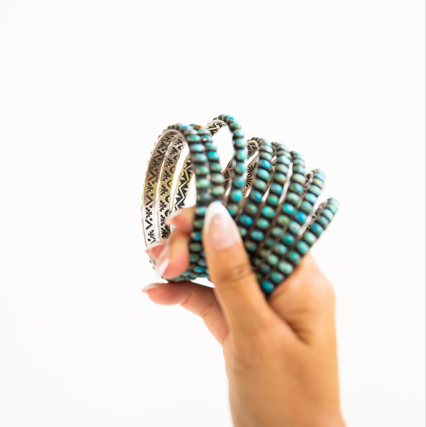 The Petra | Turquoise Bangles by Charles Johnson