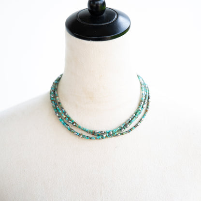 The Harlen | Turquoise & Sterling Pearl Necklace