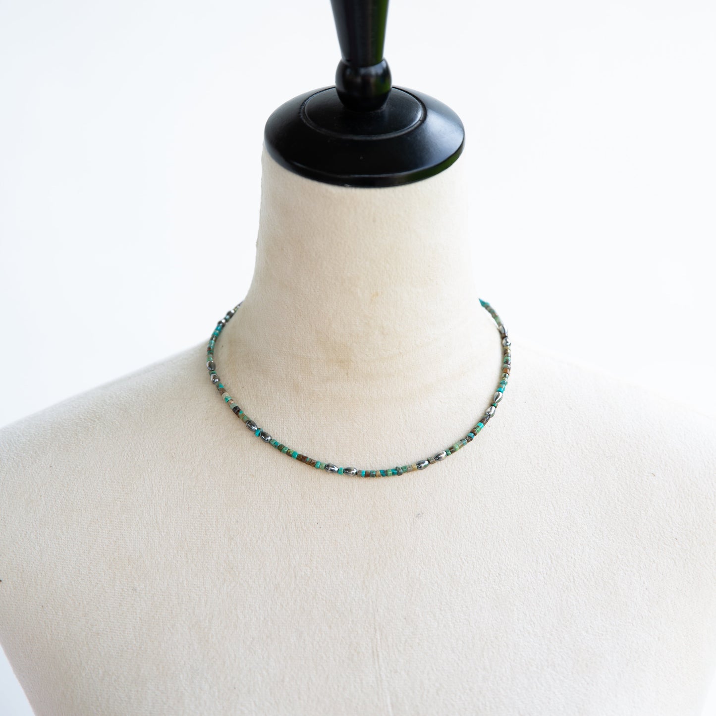 The Harlen | Turquoise & Sterling Pearl Necklace