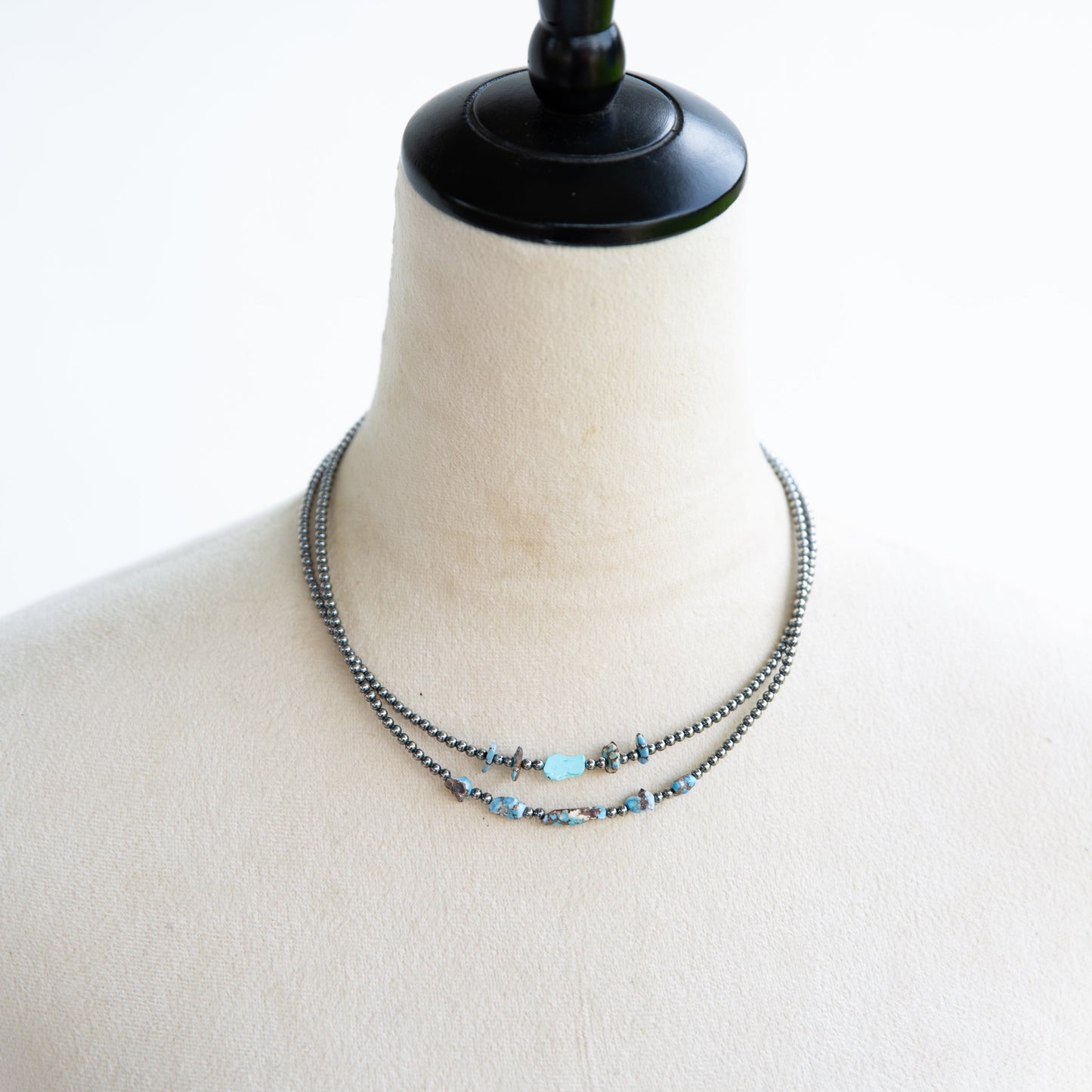 The Oakland | Golden Hills & Sterling Pearl Necklace