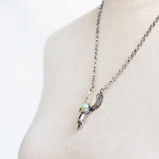 The Spirit | Spur with Turquoise Necklace by Charles Johnson