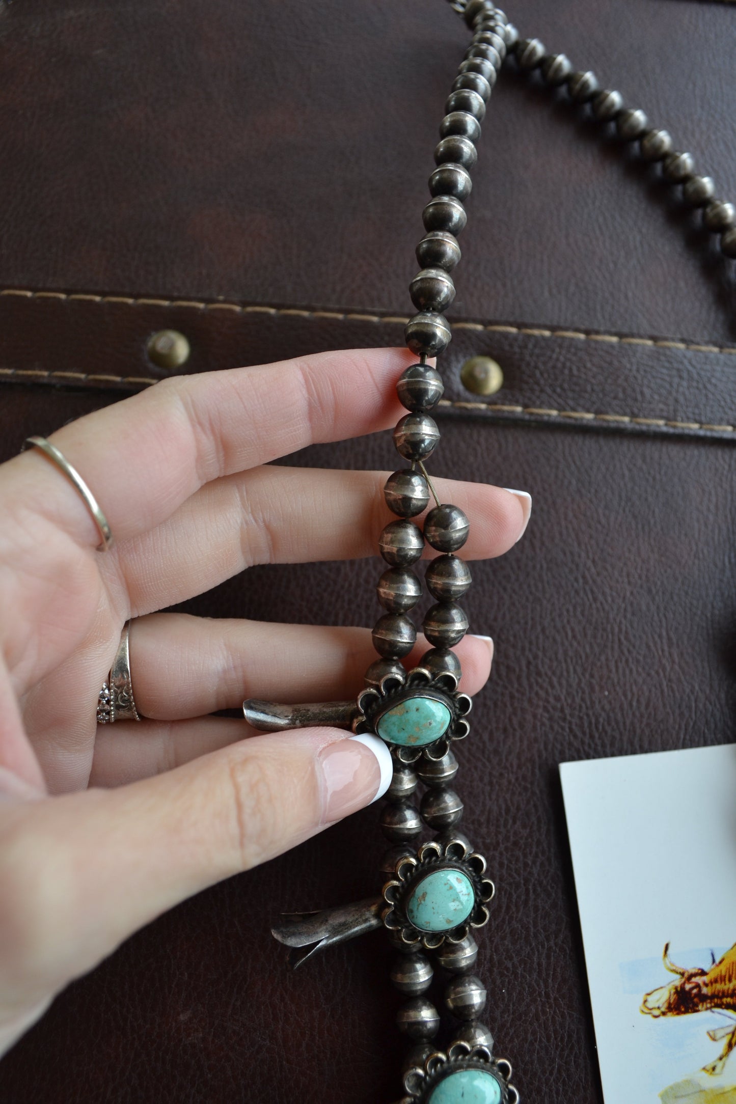 The Amoret | Dry Creek Vintage Squash Blossom Necklace