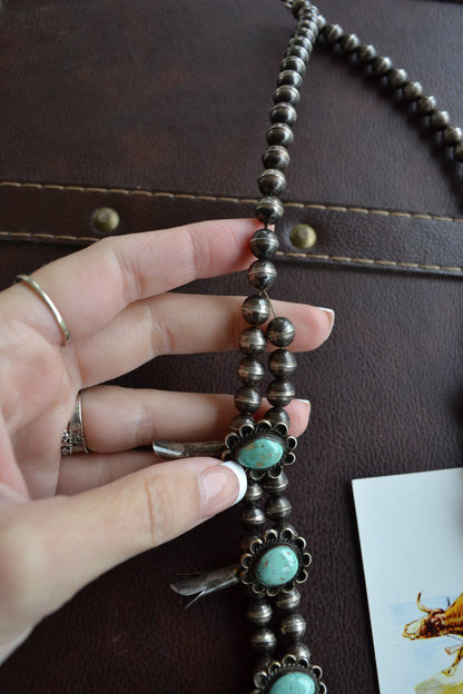The Amoret | Dry Creek Vintage Squash Blossom Necklace