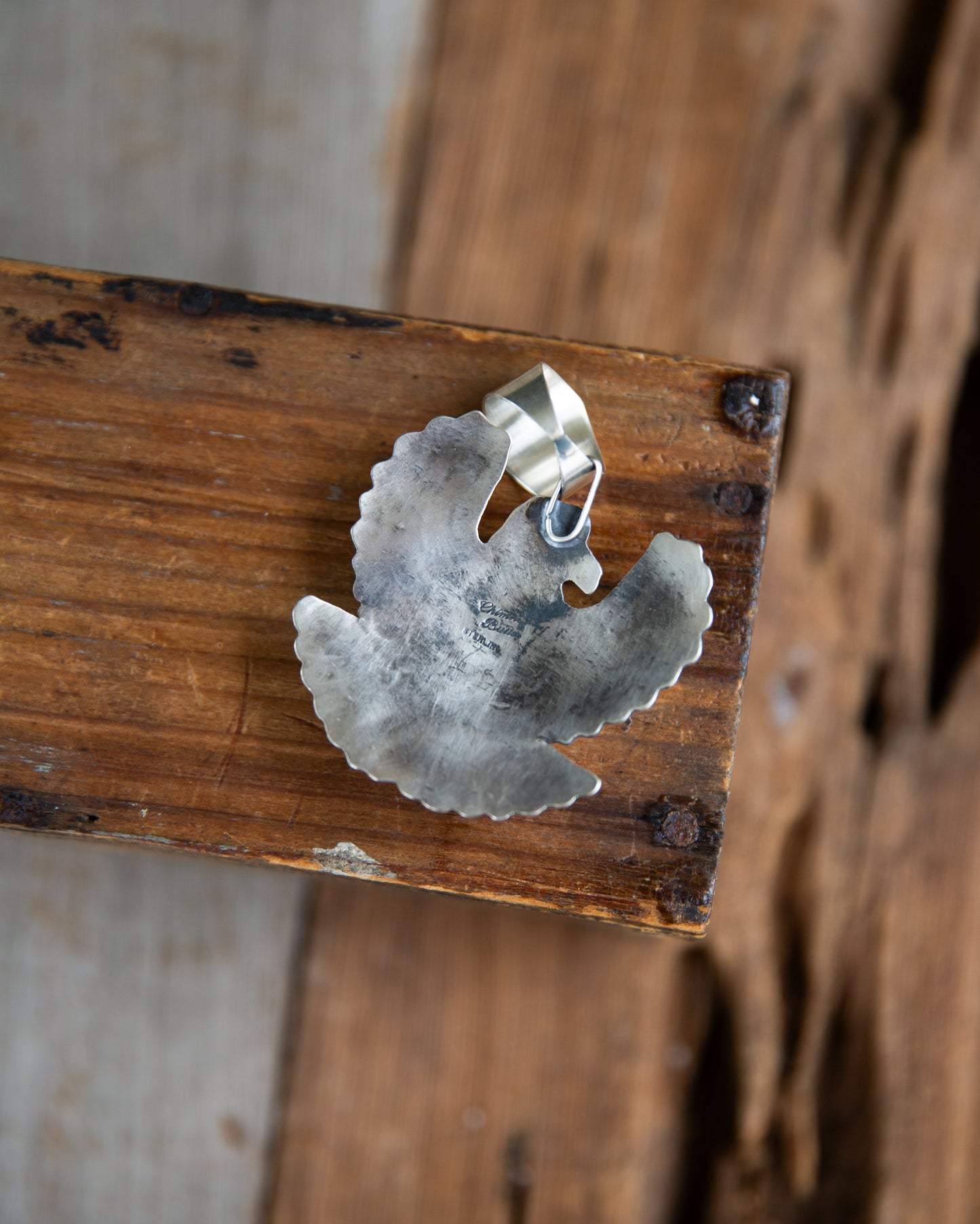 The Judith | Sonoran and Sterling Thunderbird Pendant by Chimney Butte