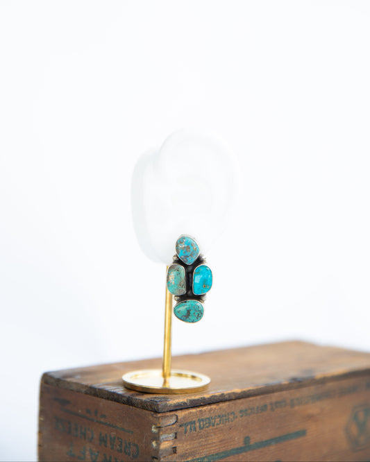 The Roxie's | Turquoise Cluster Stud Earrings