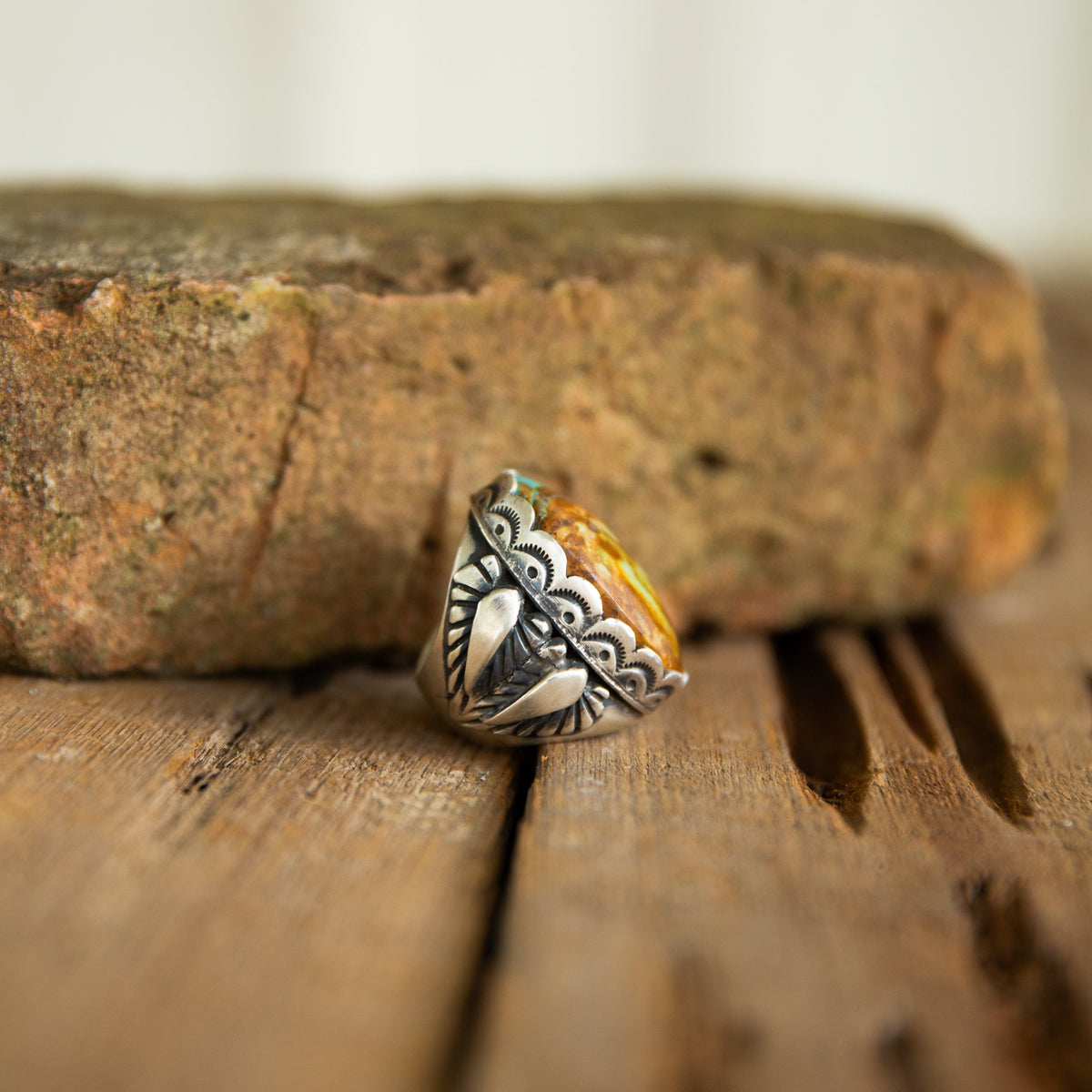 The Heston | Royston Turquoise Ring by Russell Sam - Size 8.5