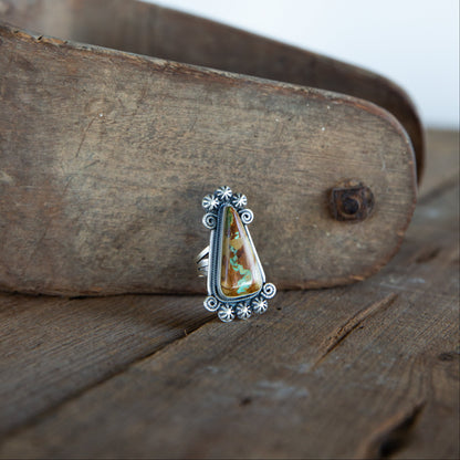 The Trina | Ribbon Royston Ring by D. Benally - Size 8