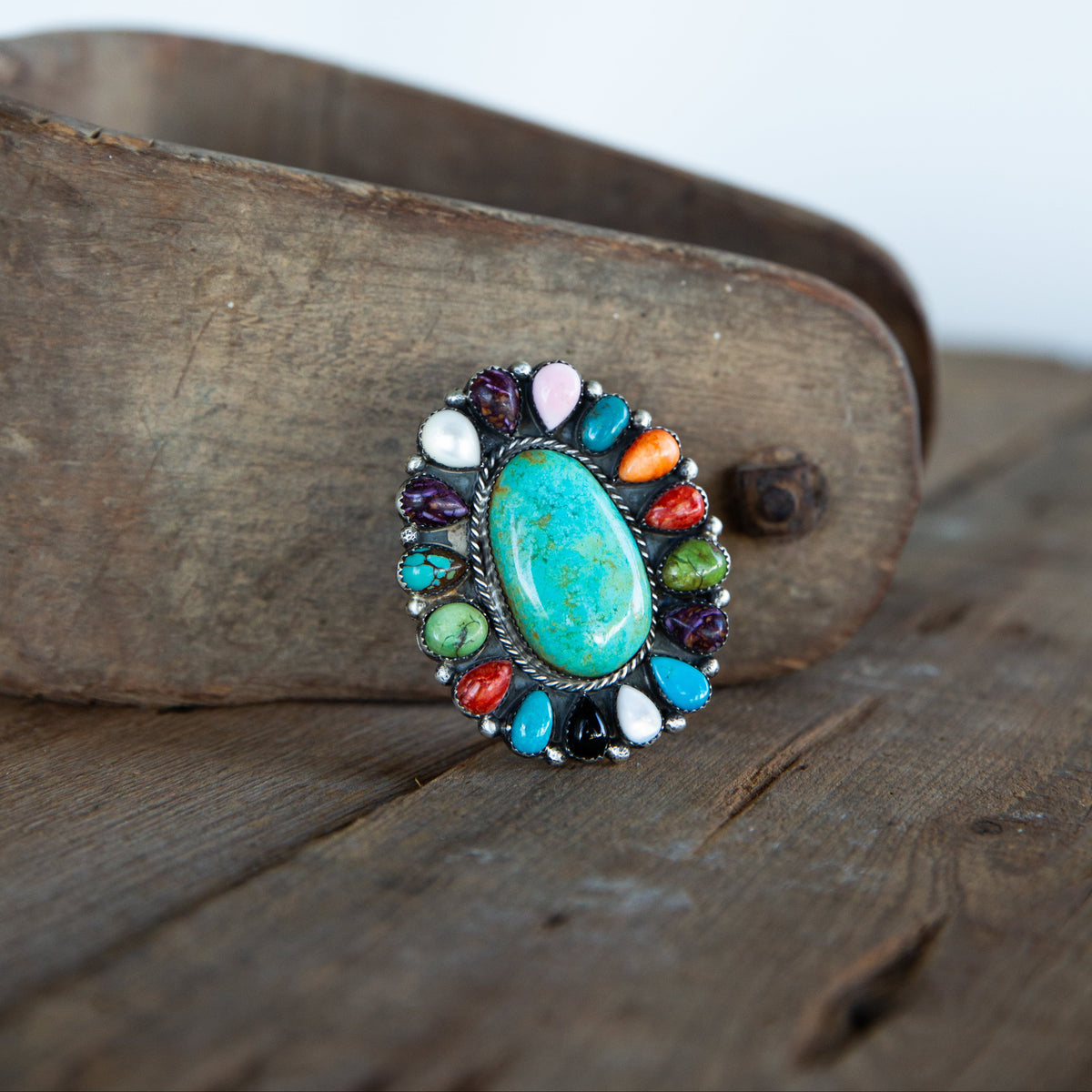 The Lyman | Adjustable Multi Stone Cluster Ring by Lorenzo Chee