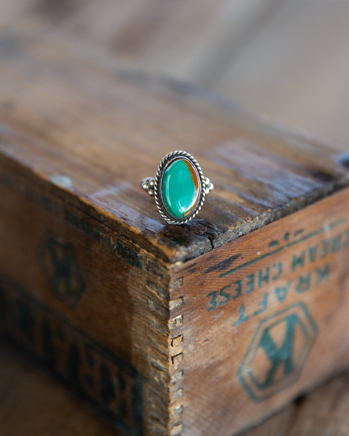 The Rico | Vintage Turquoise Ring - Size 7