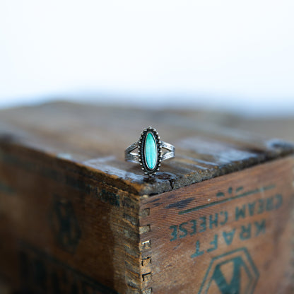 The Carter | Vintage Turquoise Ring - Size 7