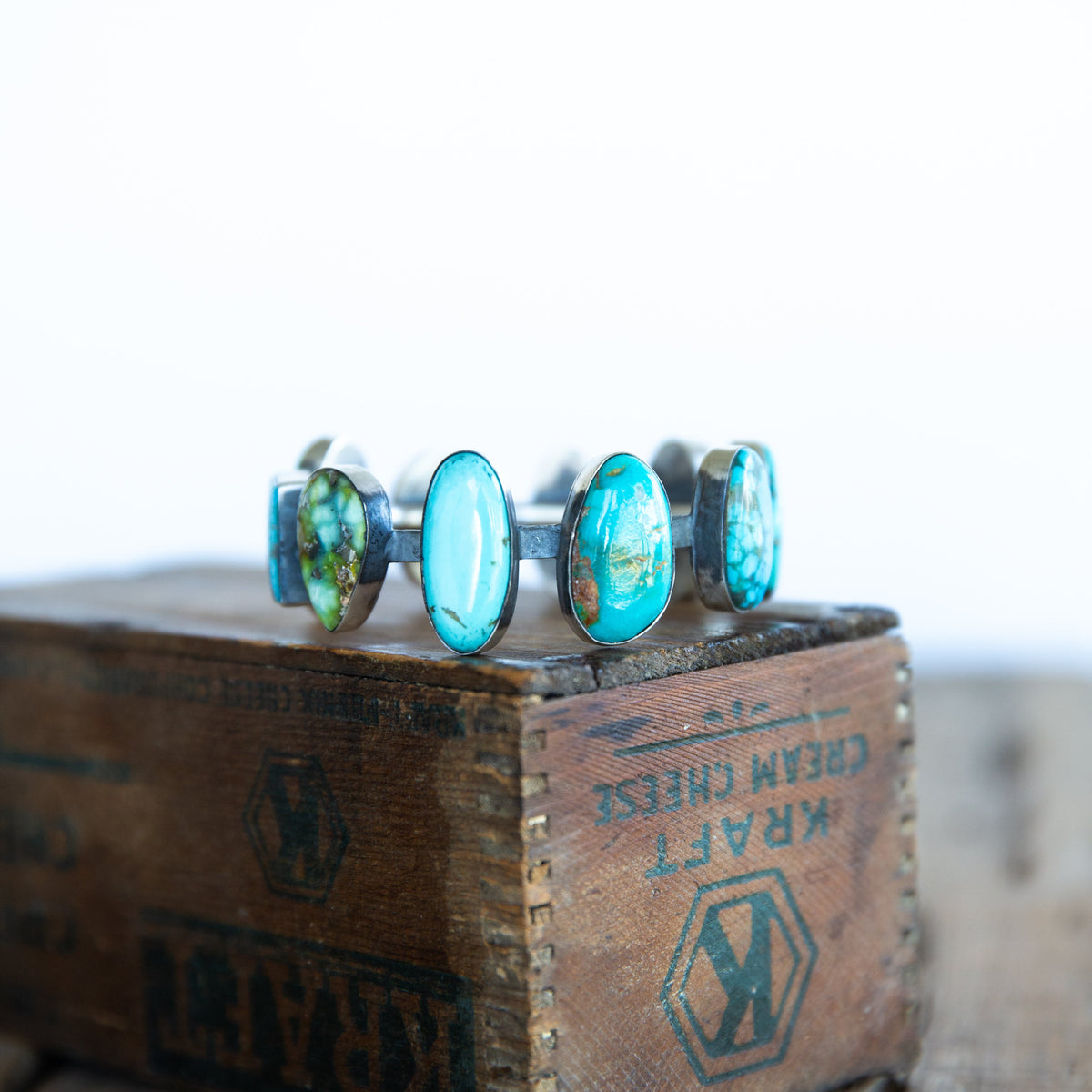 The Pacoma | Multi Stone Bangle by Chimney Butte
