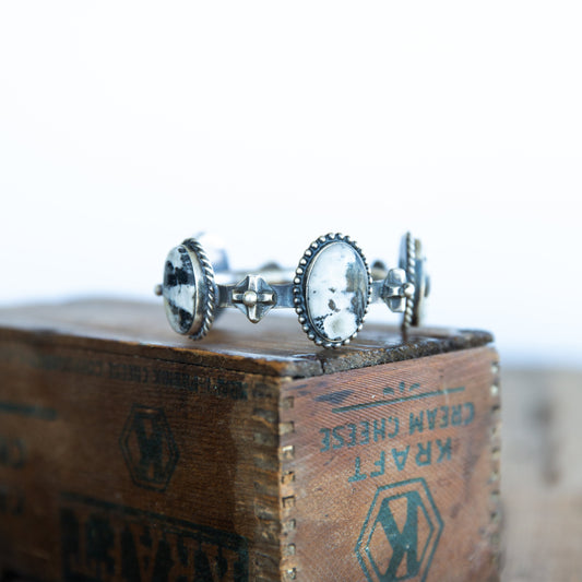 The Duran | White Buffalo Bangle by Chimney Butte