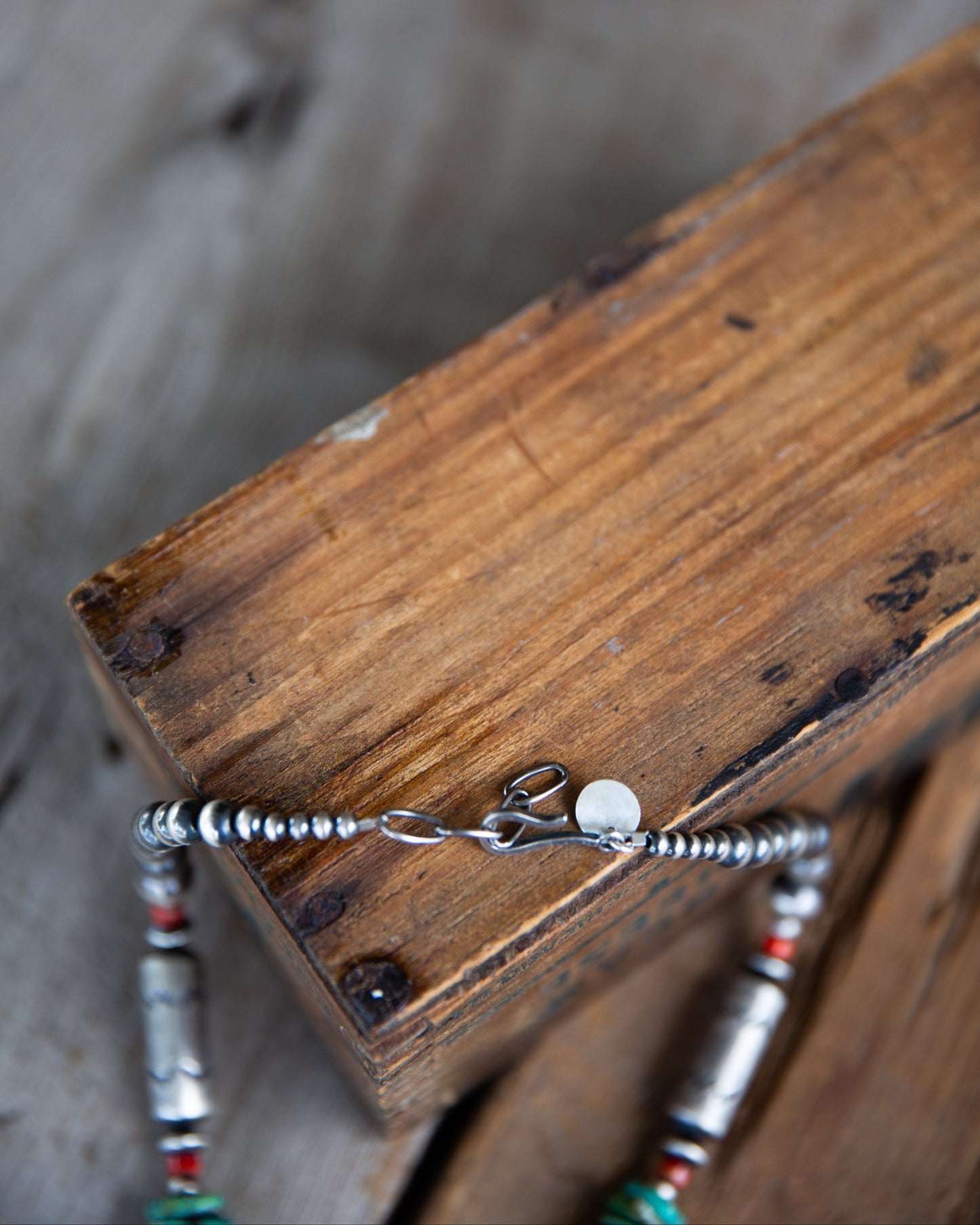 The Abilene | 24" Red Spiny & Turquoise Navajo Pearls by Rose Martin