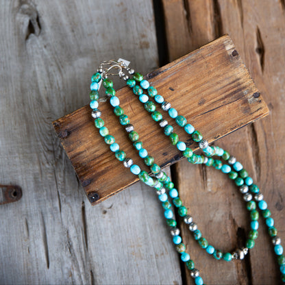 The Zeus | Sonoran and Sterling Pearl Necklace