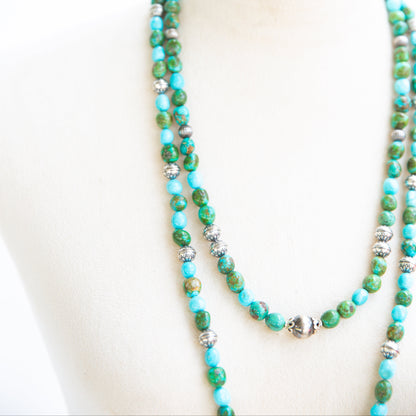 The Zeus | Sonoran and Sterling Pearl Necklace