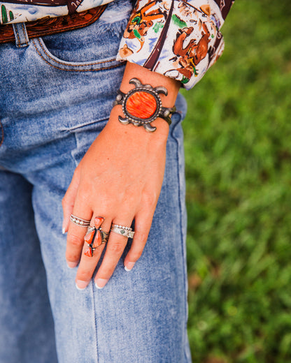 The Ocala | Orange Spiny Cuff by Chimney Butte