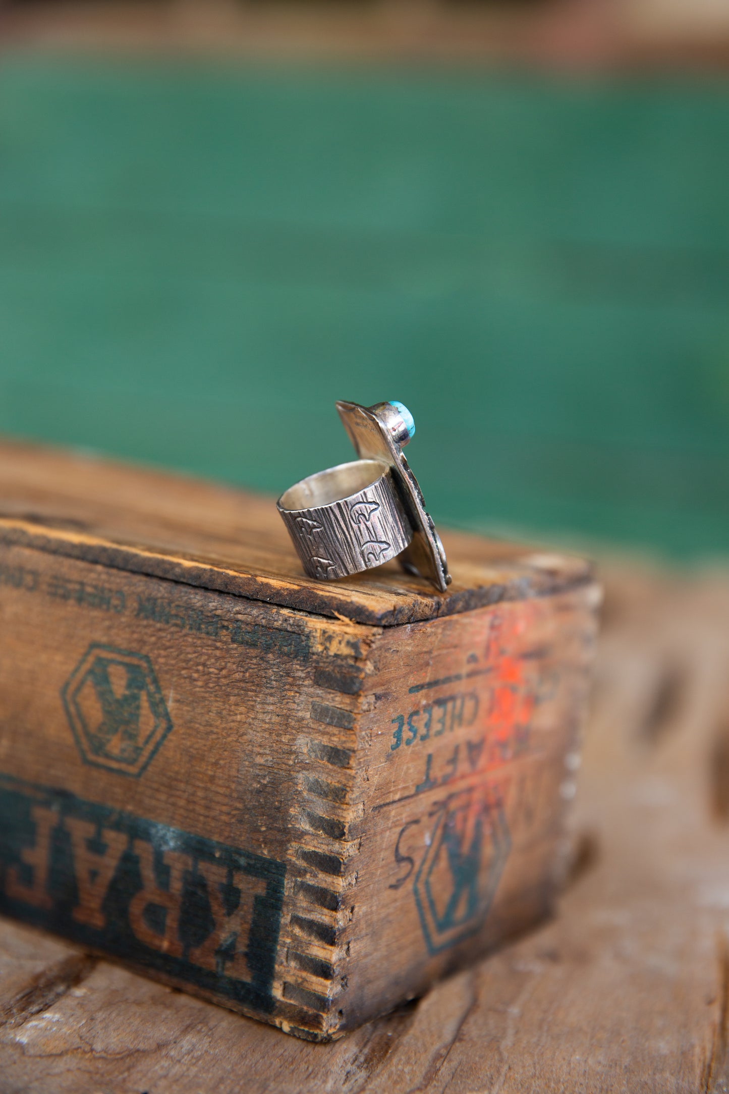 The Wildfire | Storyteller Turquoise Ring by Alex Sanchez
