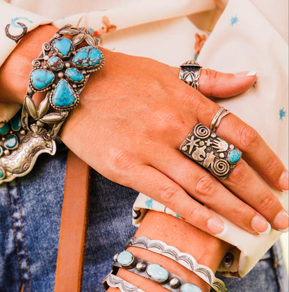The Wildfire | Storyteller Turquoise Ring by Alex Sanchez