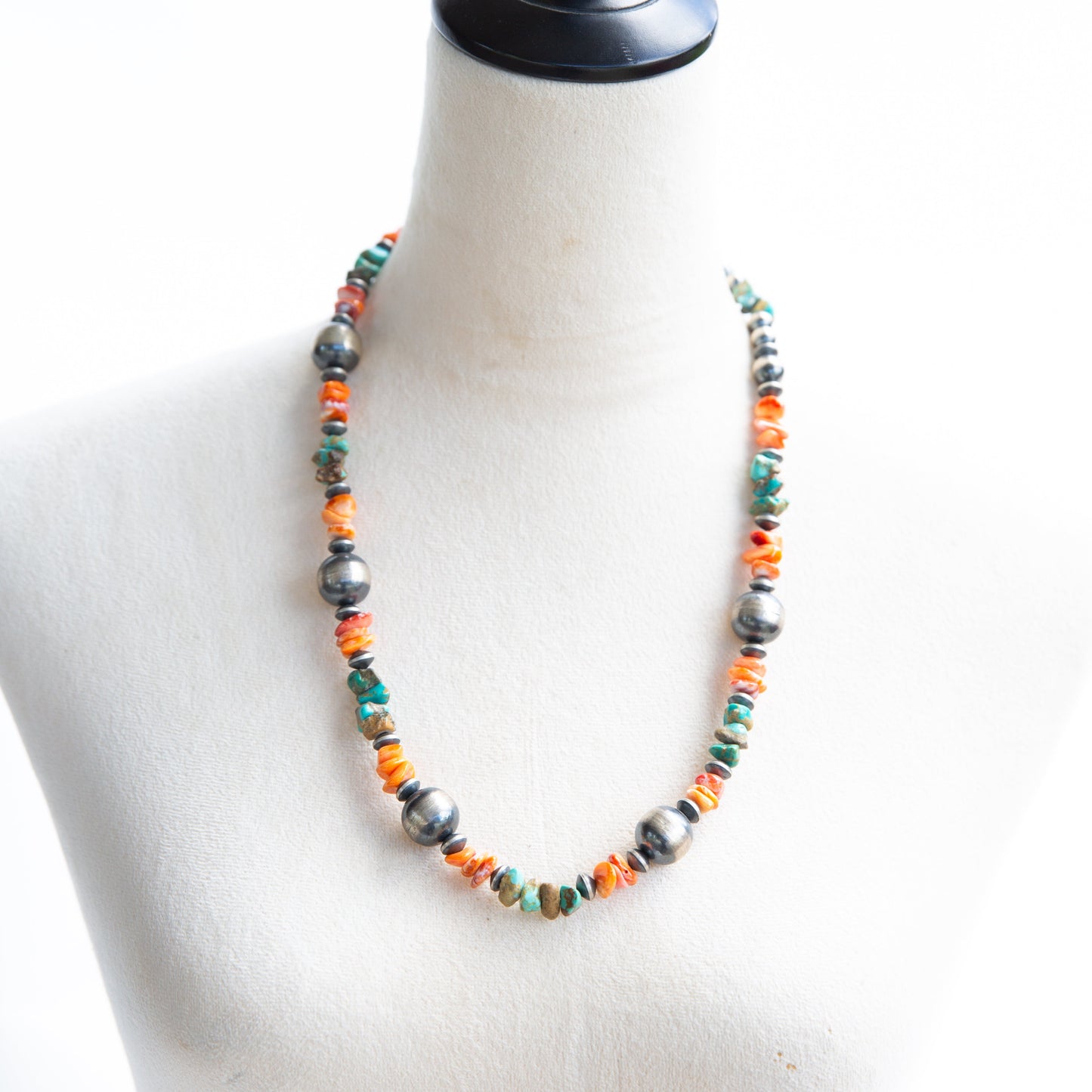 The Mesilla | Orange Spiny & Turquoise Pearls by Chimney Butte