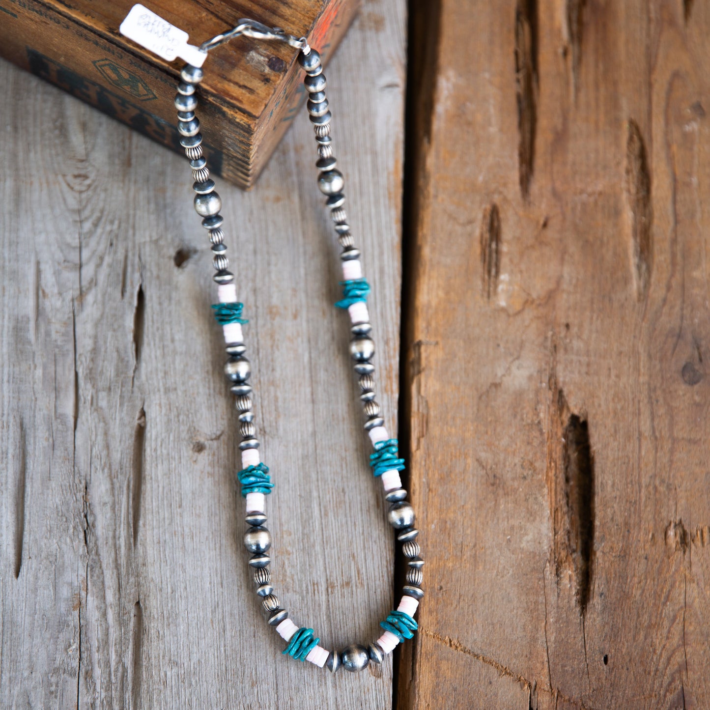 The Nova | Pink Conch & Turquoise Pearls by Chimney Butte