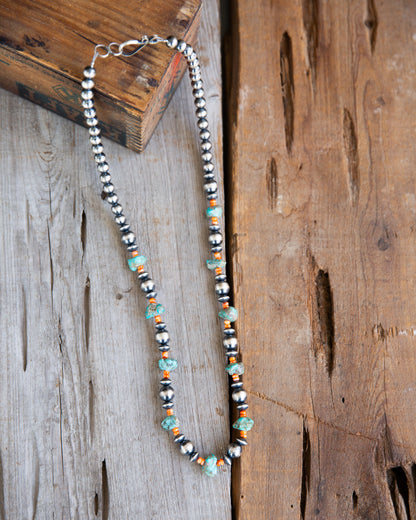 The Ritzy | Orange Spiny & Turquoise Pearls by Chimney Butte