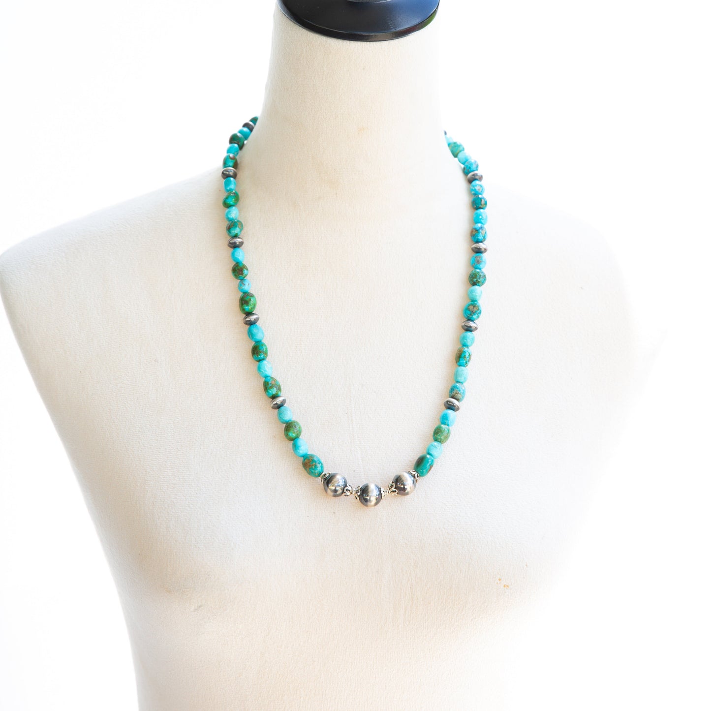The Lanai | 24" Sonoran Turquoise & Pearl Necklace