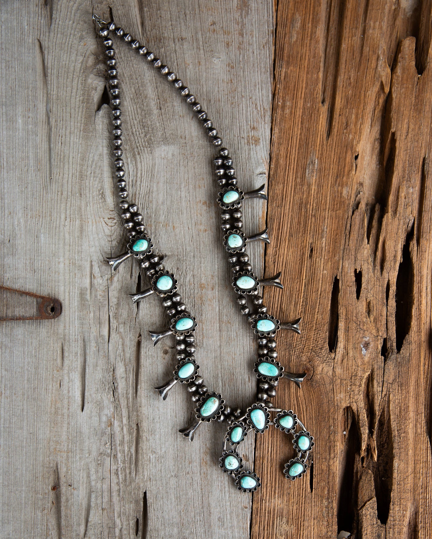 The Amoret | Dry Creek Vintage Squash Blossom Necklace