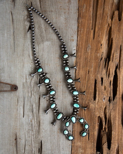 The Amoret | Dry Creek Vintage Squash Blossom Necklace