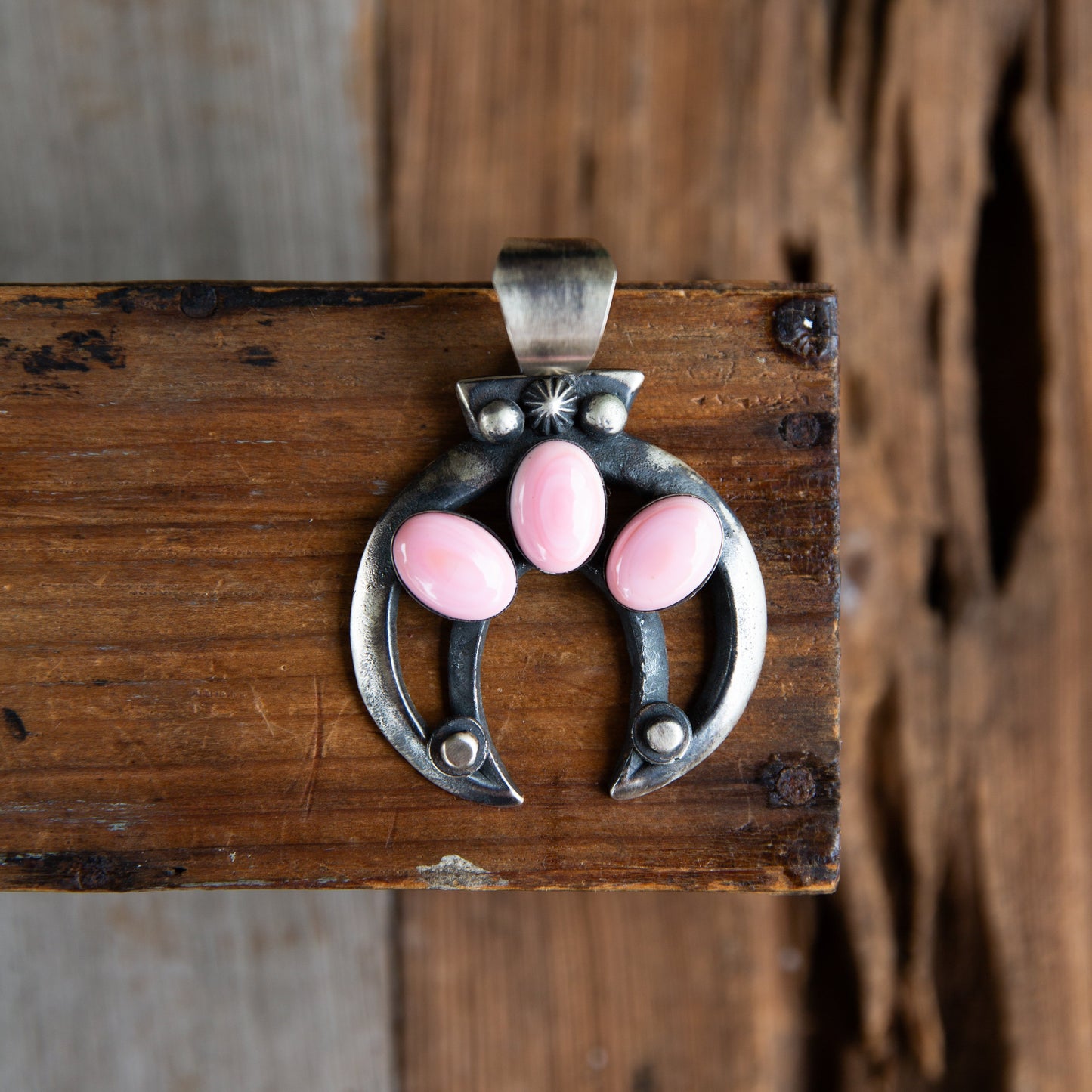 The Bellview | Pink Conch Naja Pendant by Chimney Butte