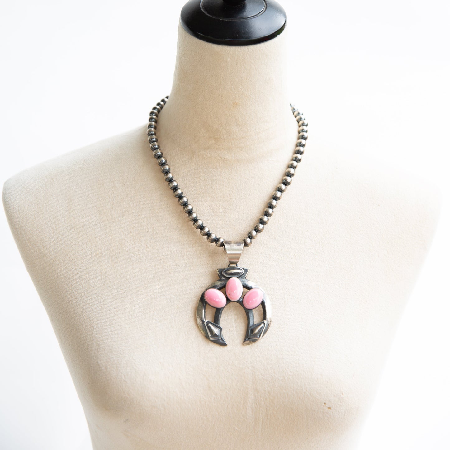 The Cerrillo | Pink Conch Naja Pendant by Chimney Butte