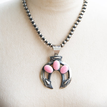 The Cerrillo | Pink Conch Naja Pendant by Chimney Butte