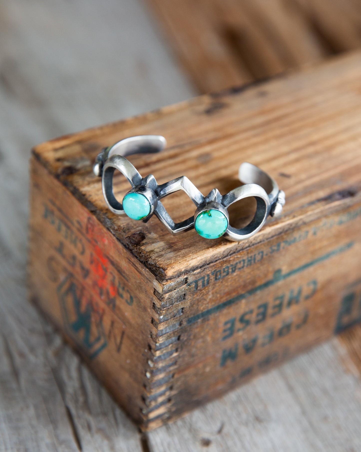 The Barlett | Sonoran Turquoise Cuff by Chimney Butte