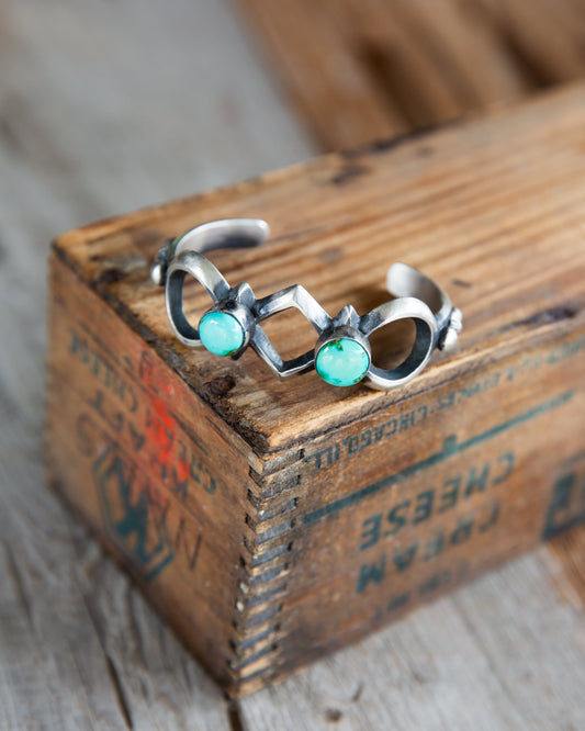 The Barlett | Sonoran Turquoise Cuff by Chimney Butte
