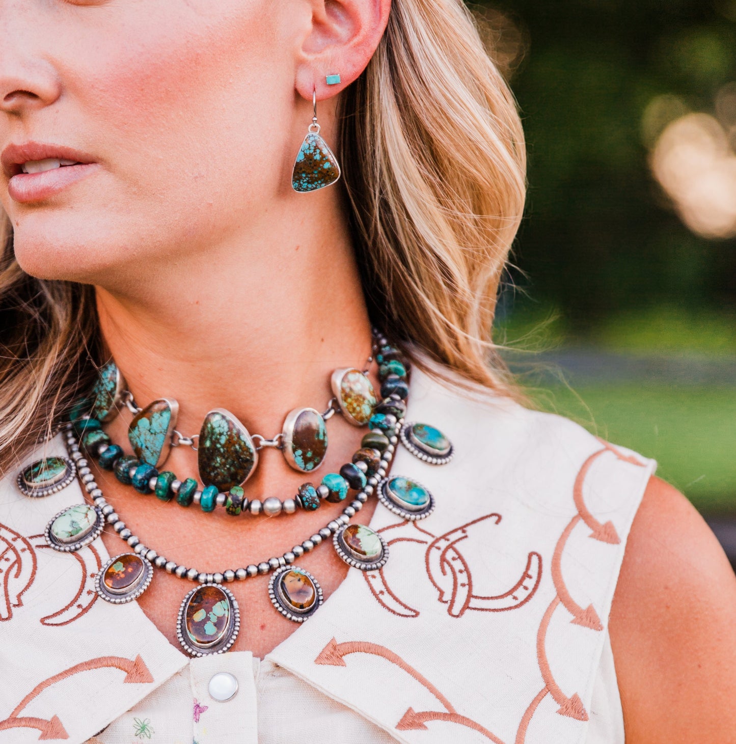 The Clare | Number 8 Choker Necklace & Earring Set