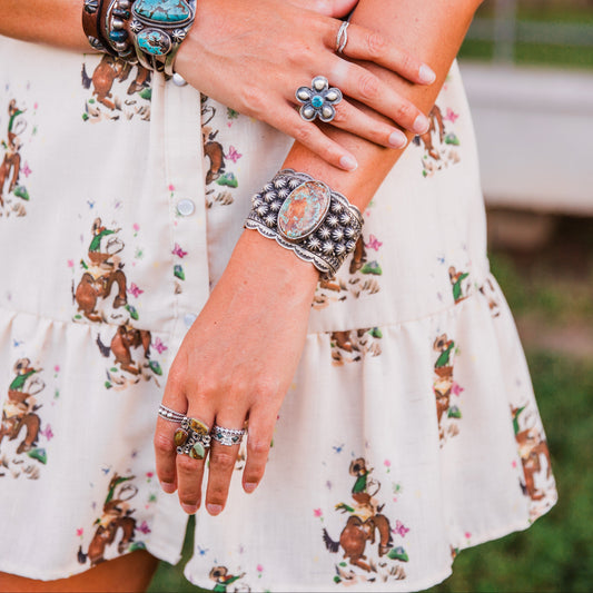 The Gennesse | Royston Turquoise Cuff by Leroy James
