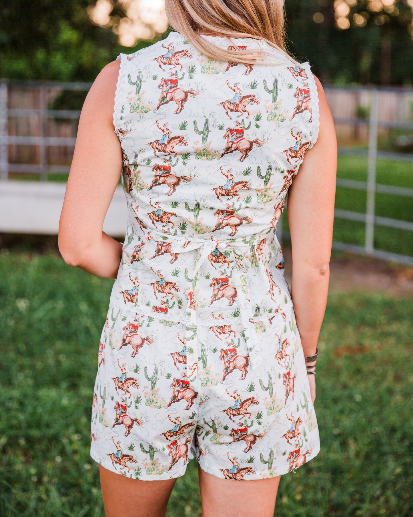 The Kambry | Western Print Short Set