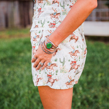 The Kambry | Western Print Short Set